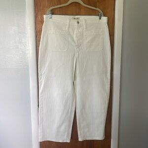 Like new Madewell perfect vintage wide leg crop Jean